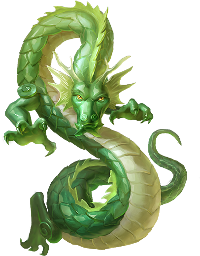 412 Jadedragon - Creature Quest Jade Dragon (575x575), Png Download