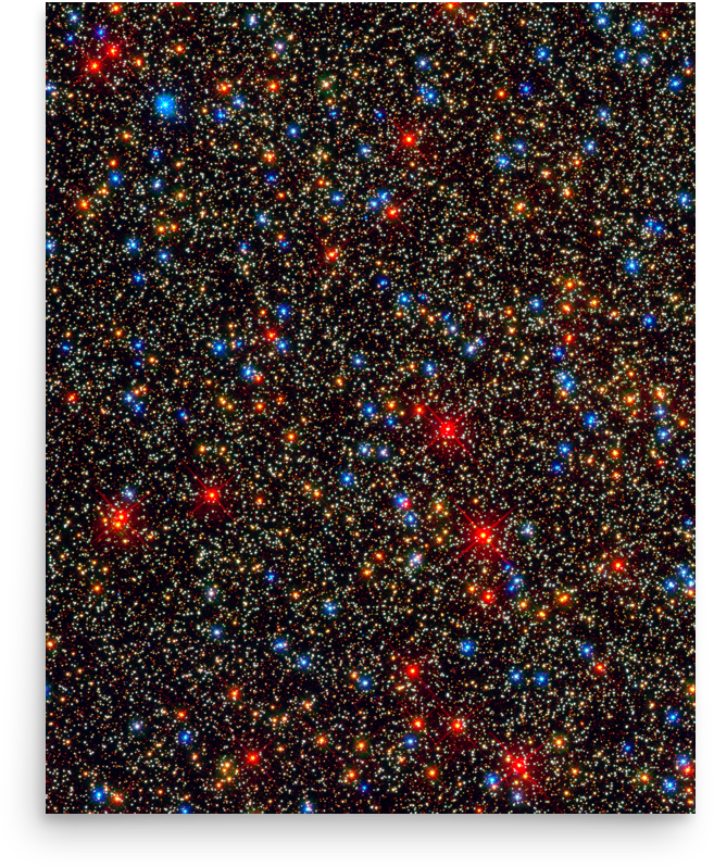 Globular Star Cluster Omega Centauri - Telescope (1000x1000), Png Download
