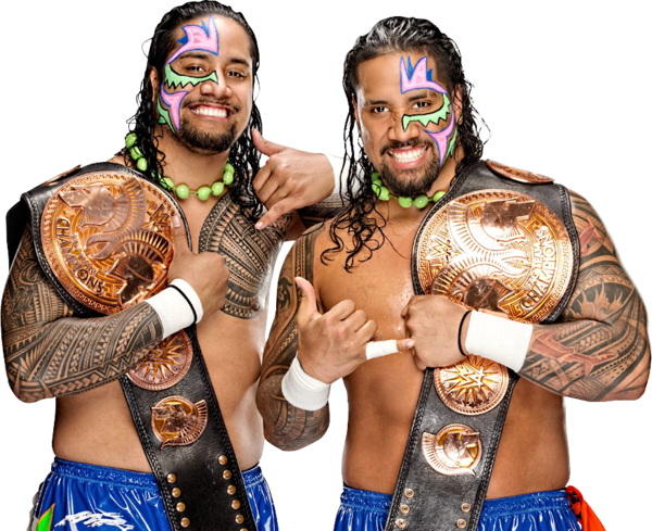 Usos - Usos Wwe Tag Team Champions (600x489), Png Download