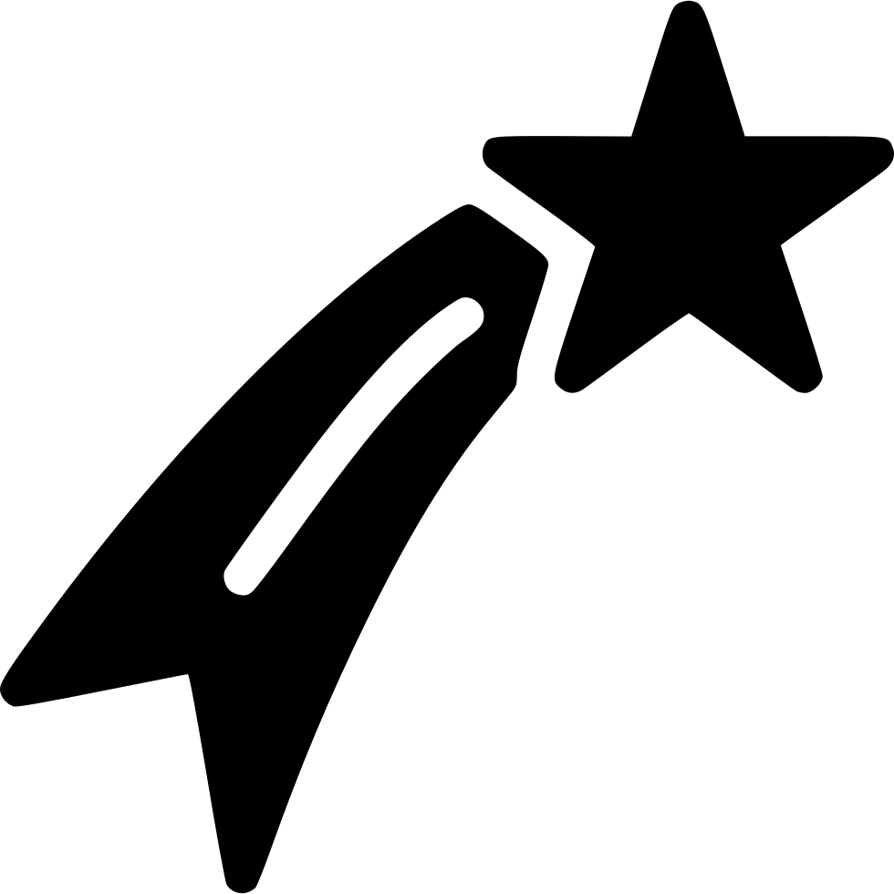 Christmas Star Comments - Shooting Stars (980x980), Png Download
