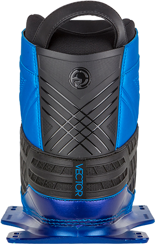 2017 Radar Vector Platinum Blue Feather - Radar Vector 2017 Waterski Boot W/front Feather Frame (600x600), Png Download