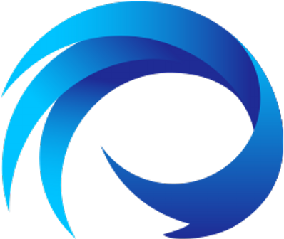 Blue Feather - Circle (400x400), Png Download