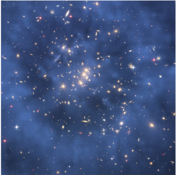 Hubble Finds Dark Matter Ring In Galaxy Cluster - Dark Matter (640x360), Png Download