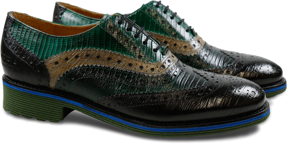 Amelie 10 Guana Black Forest Mint Green Green Rook - Slip-on Shoe (1024x1024), Png Download