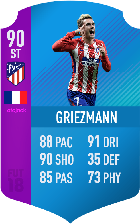 Imagepossible - Griezmann Sbc (540x815), Png Download