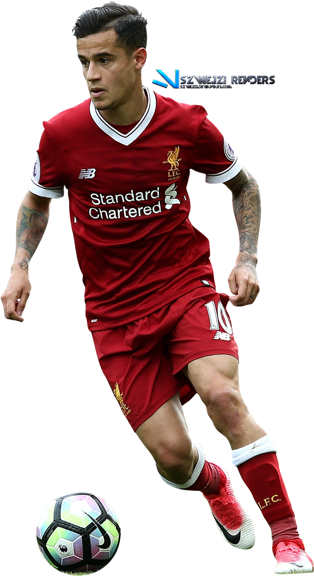 Philippe Coutinho By Szwejzi-dbfg6r7 - Football (666x1200), Png Download