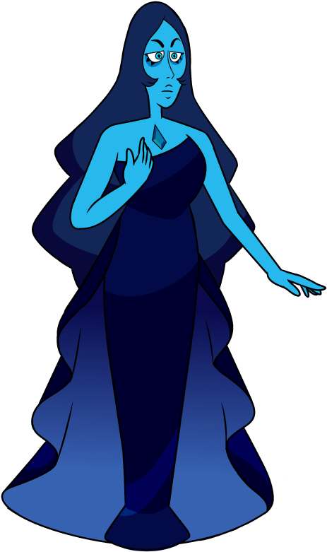 Don't Get Me Wrong, I Absolutely Love Blue's Design - Steven Universe Blue Diamond Mural (491x810), Png Download