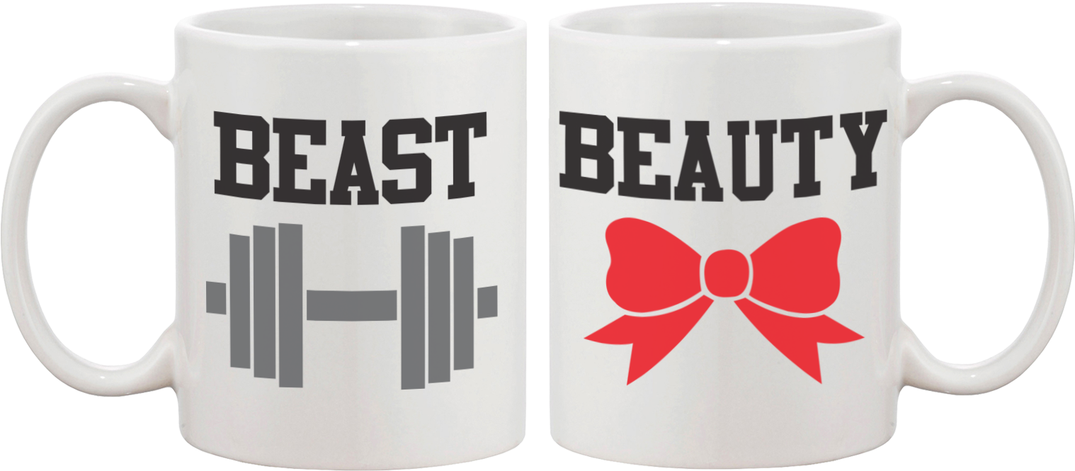 Cute Cups For Couples (1550x1000), Png Download