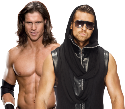 Johnmorrison And Themiz Pro - Miz Wwe Champion Png (562x391), Png Download