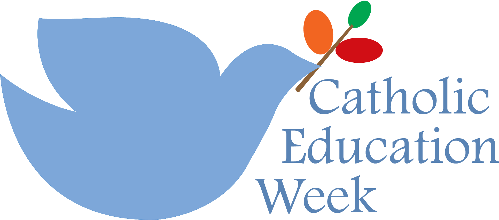 Dove With Text1 - Renewing The Promise Catholic Education Week (2022x900), Png Download