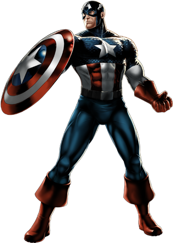 Fighting Game Origin - Capitan America Marvel Avengers Alliance (360x502), Png Download