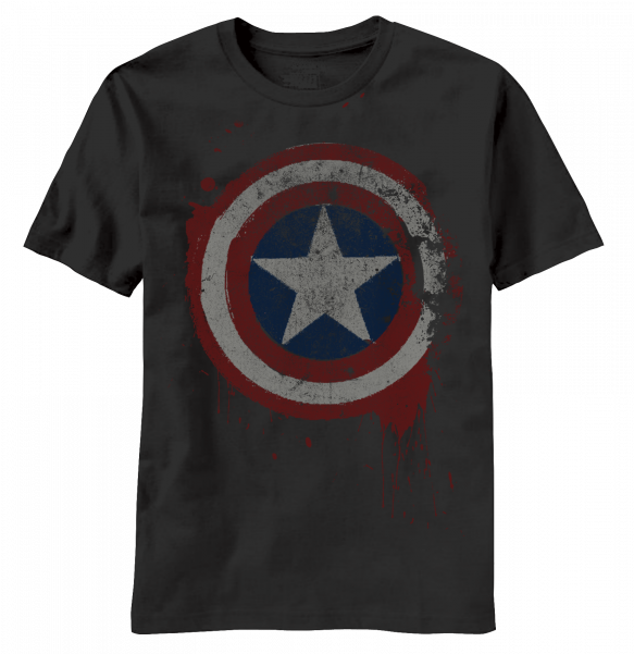 Captain America Freedom From Fear T-shirt - Star Wars - Veste E Boba (800x600), Png Download