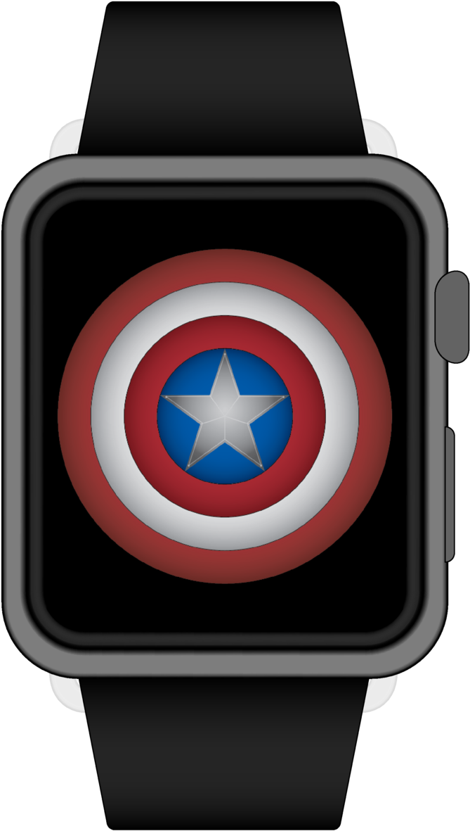 Watch Captain Shield-01 - Analog Watch (1000x1718), Png Download