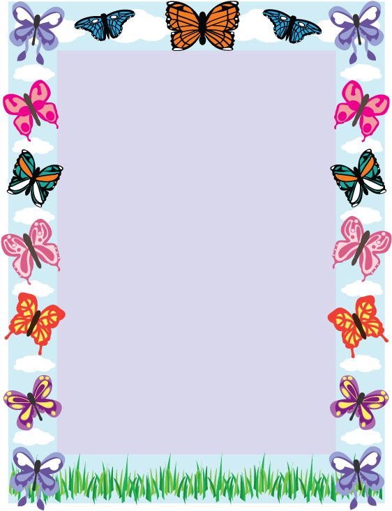 Butterfly Border Designs For Paper Free Mothers Day Borders Free