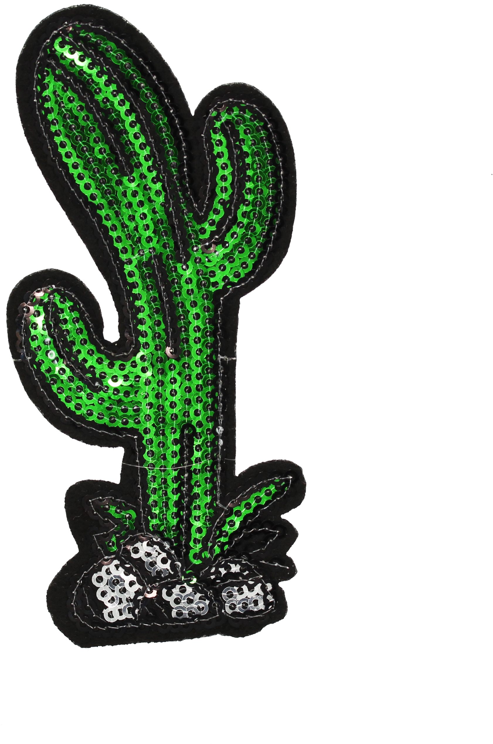 Sequins Cactus Patch - Prickly Pear (3000x3000), Png Download