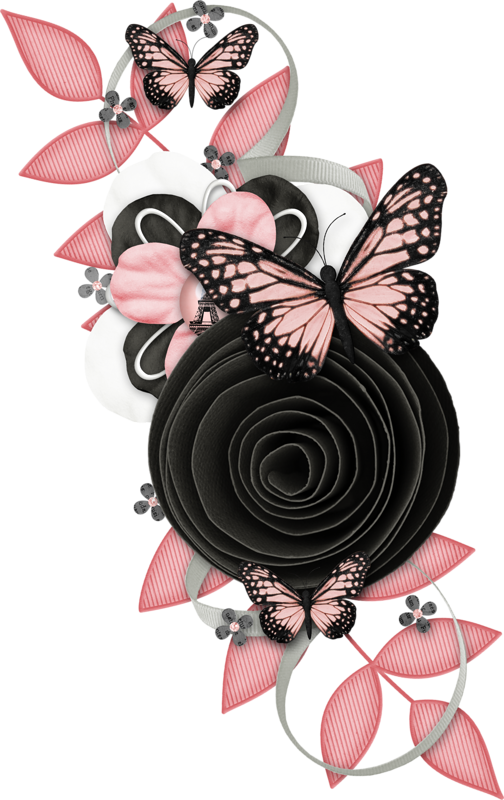 *✿**✿*border*✿**✿* Butterfly Wallpaper, - Pink Butterfly Drawing (504x800), Png Download