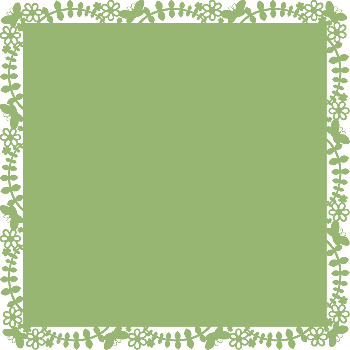 This - Butterfly Border (700x700), Png Download