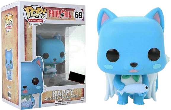 Fairy - Fairy Tail Happy Funko (577x373), Png Download