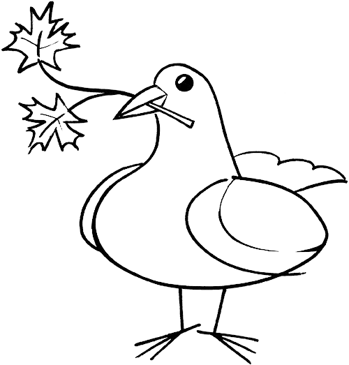 Dove With Olive Branch - Sisters Of Providence Of St. Vincent De Paul (600x566), Png Download