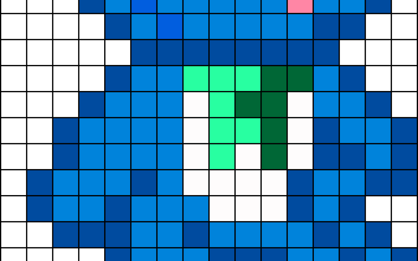 Happy Fairy Tail Perler Perler Bead Pattern Bead Sprites - Pixel Art Fairy Tail Happy (1368x855), Png Download