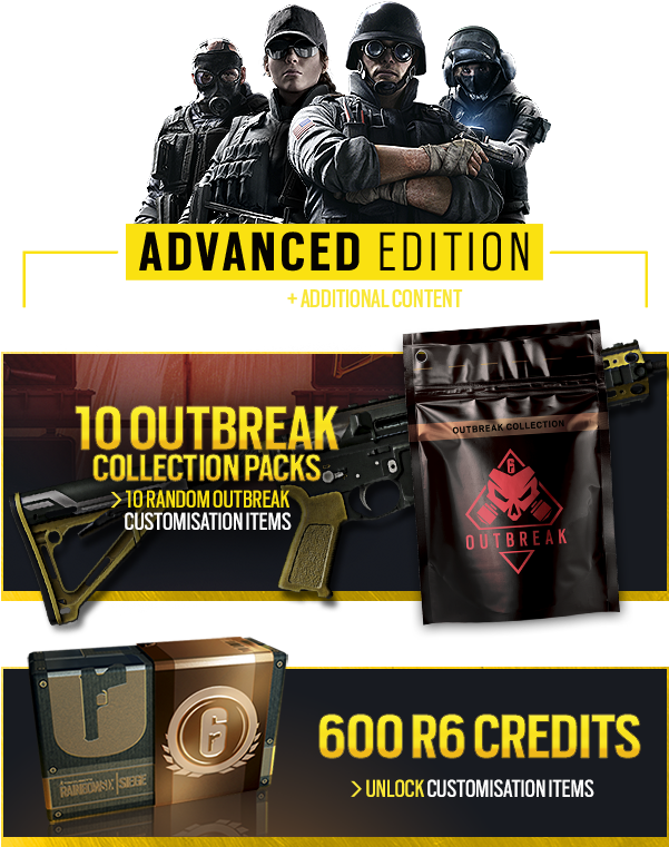 Get The New Tom Clancy's Rainbow Six® Siege Advanced - Tom Clancy's Rainbow Six: Siege - Game Console (600x859), Png Download