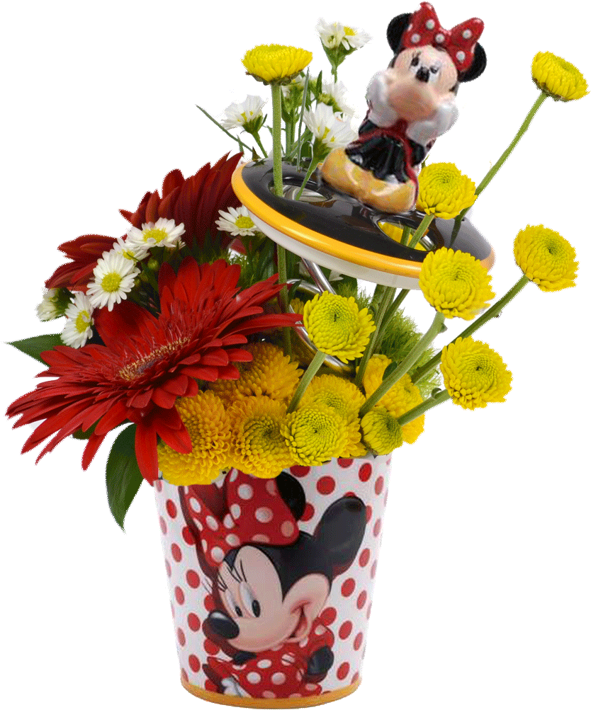 Minnie's Toothbrush Garden Minnies Toothbrush Holder - Minnie Mouse Dots Toothbrush Holder (1024x1024), Png Download