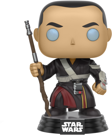 Star Wars Chirrut Imwe Funko (560x560), Png Download