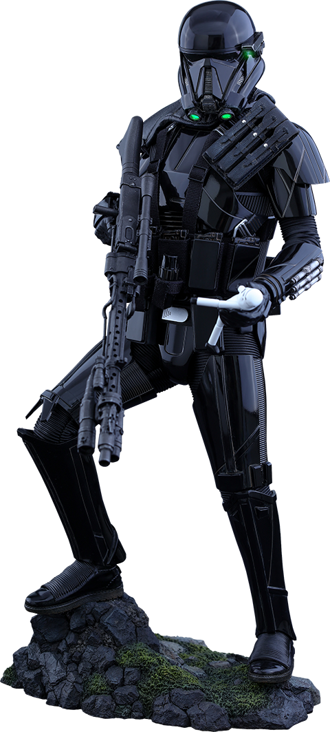 Hot Toys Death Trooper Specialist Deluxe Version Sixth - Death Trooper Action Figure (480x1063), Png Download