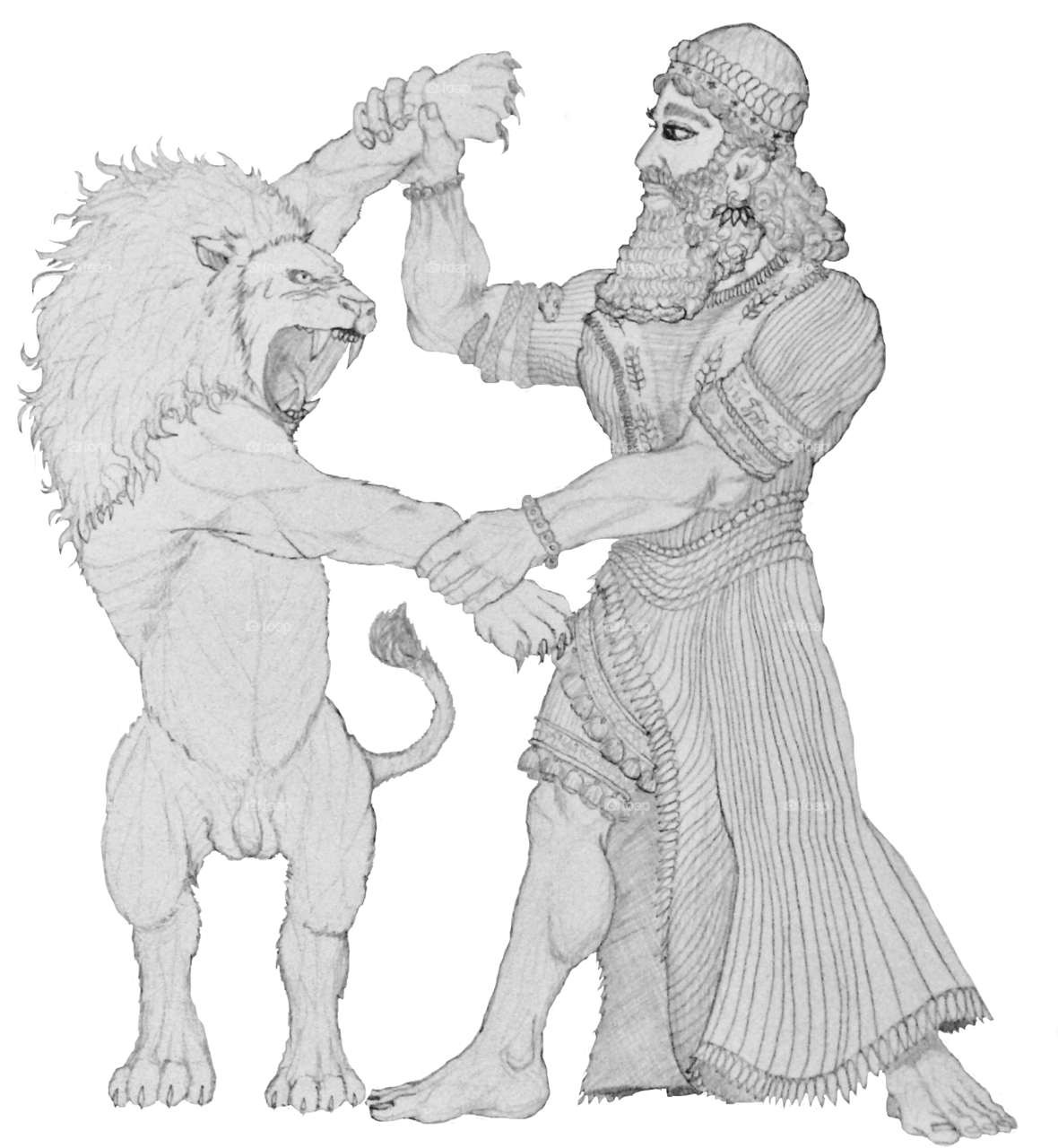 Gilgamesh - Ancient King - Gilgamesh (1180x1280), Png Download