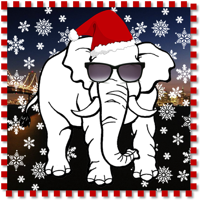 Bring A Wrapped White Elephant Gift To Exchange - White Elephant Gift Exchange (699x699), Png Download