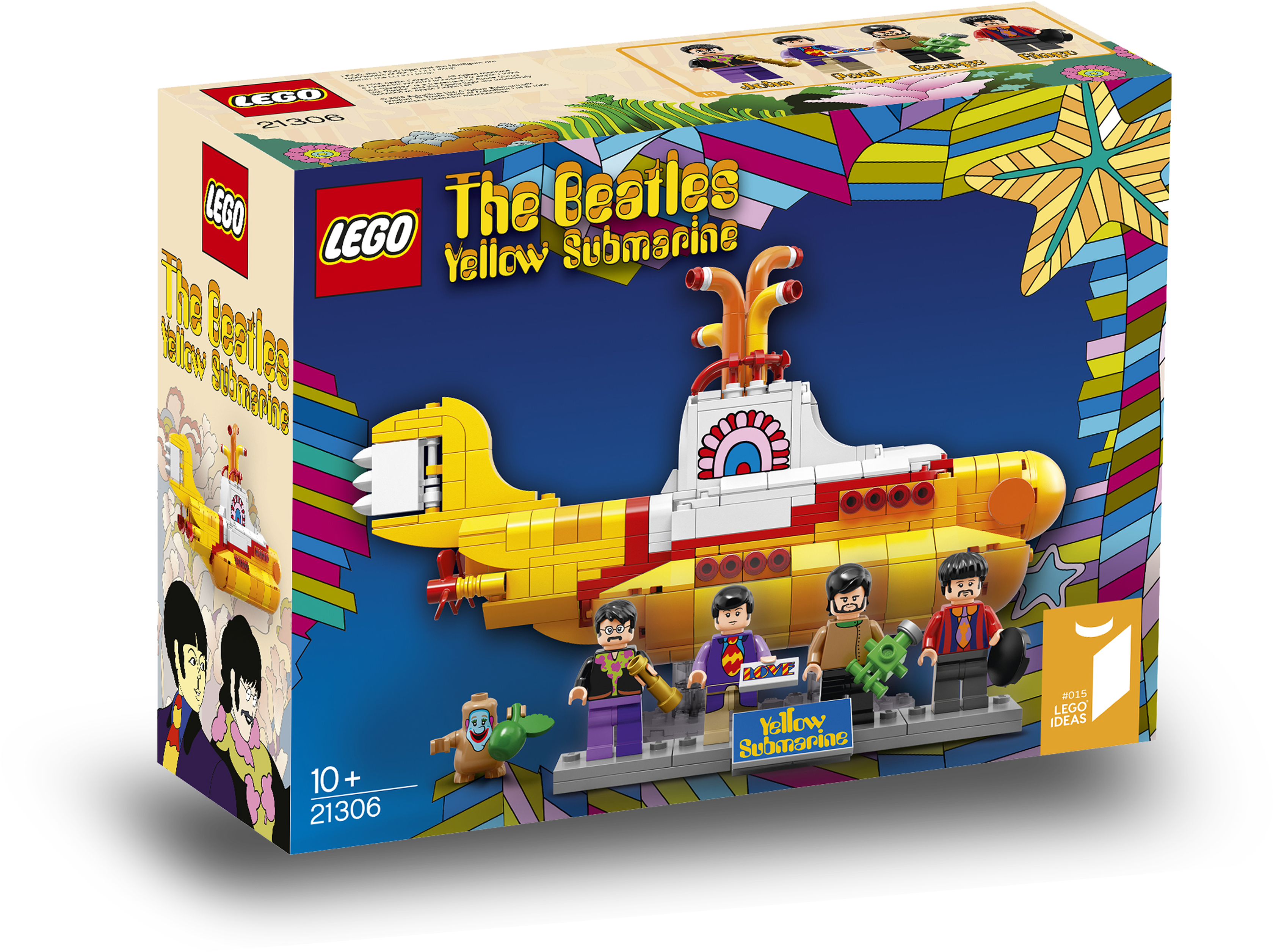 Lego 21306 The Beatles Yellow Submarine (3840x2688), Png Download