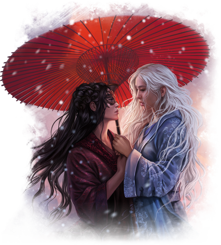 View Samegoogleiqdbsaucenao L5r02 Art Snow-falling - Legend Of The Five Rings (450x500), Png Download