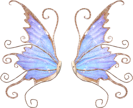 Image Transparent Angels Drawing Butterfly - Frost Fairy Wings Drawing (438x358), Png Download