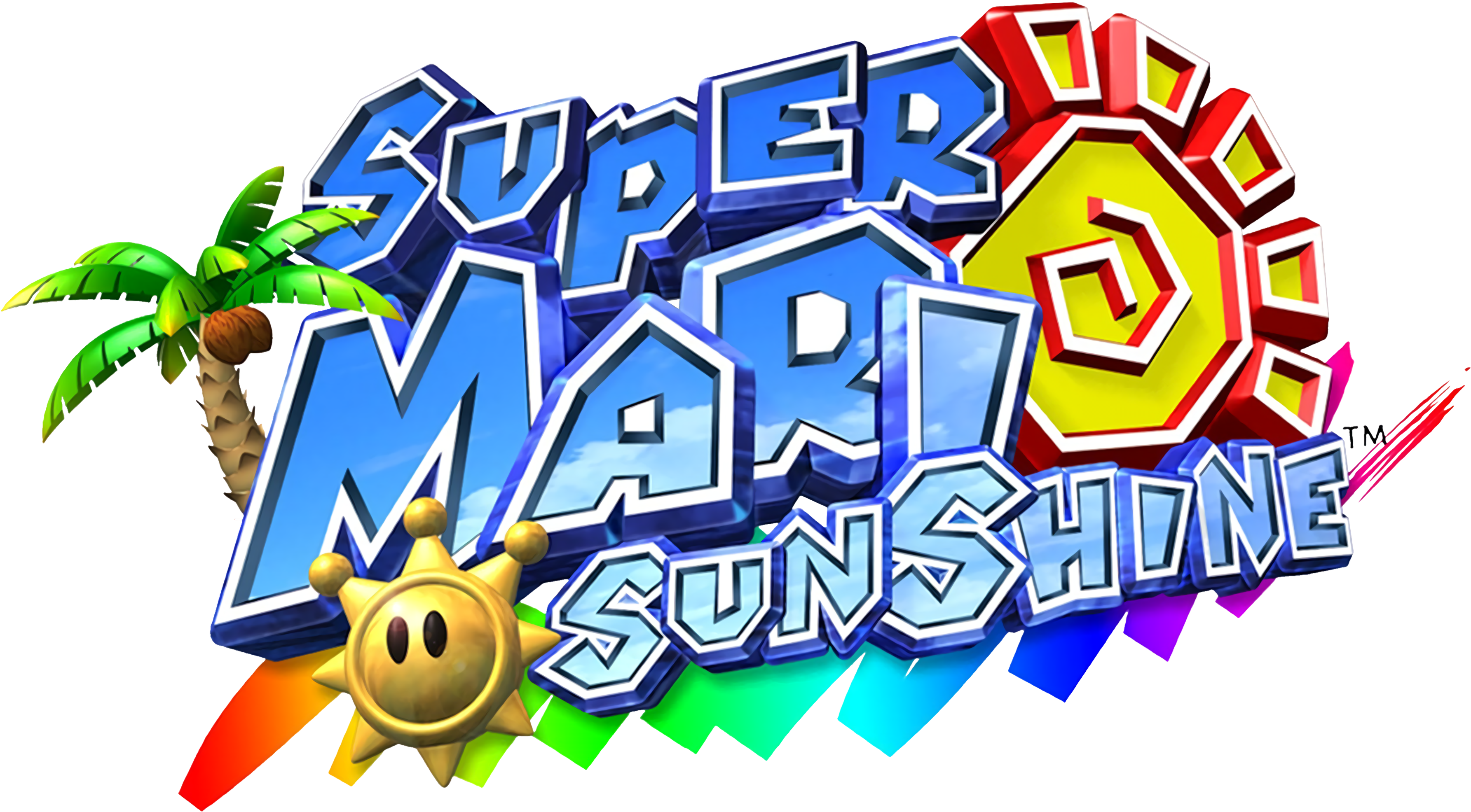 Tex1 8173791dd11cea7c 5 ] - Super Mario Sunshine Words (3920x2160), Png Download