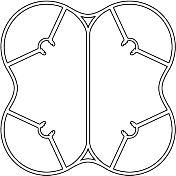 Tie Advanced Blade Guards - Line Art (1024x819), Png Download