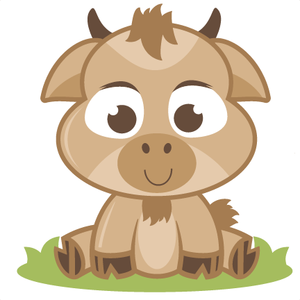 Baby Goat Svg Cutting File Baby Svg Cut File Free Svgs - Cute Baby Goat Cartoon (432x432), Png Download