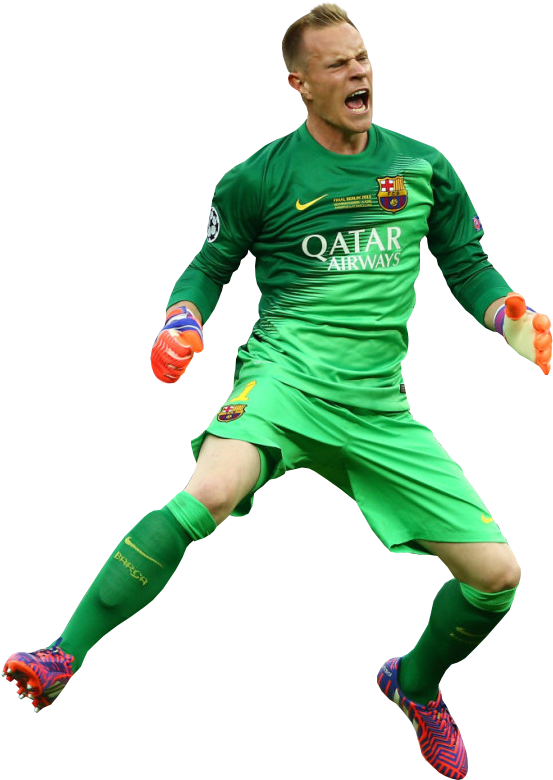 Render Ter Stegen 2017 (597x837), Png Download
