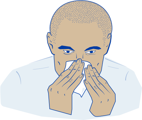 Gently Blow Your Nose To Clear Out As Much Mucus As - Illustration (480x480), Png Download