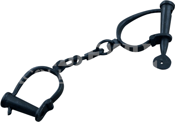 Cast Medieval Dungeon Cuffs - Chain (612x612), Png Download