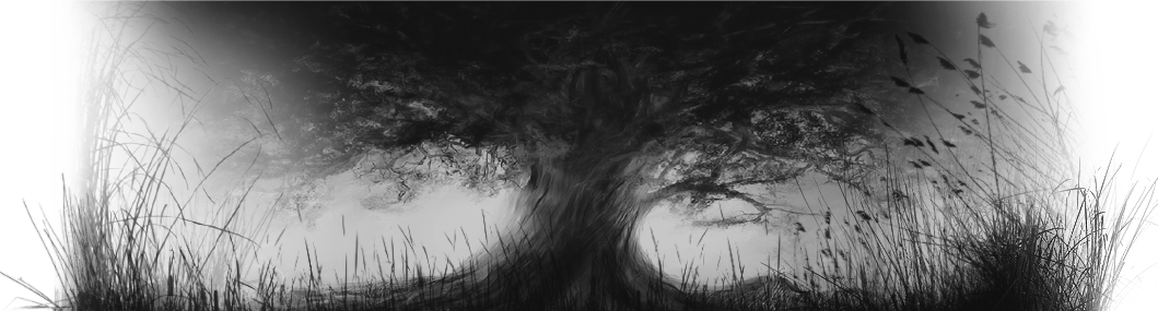 Some Text - Blue Tree (1059x285), Png Download