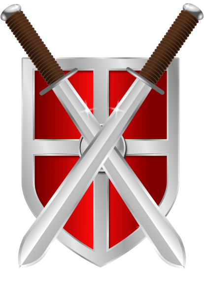The Editing Of Sword And Shield - Romans Swords And Shields (414x598), Png Download