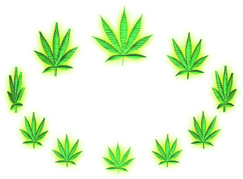 #weed - Cannabis (500x383), Png Download