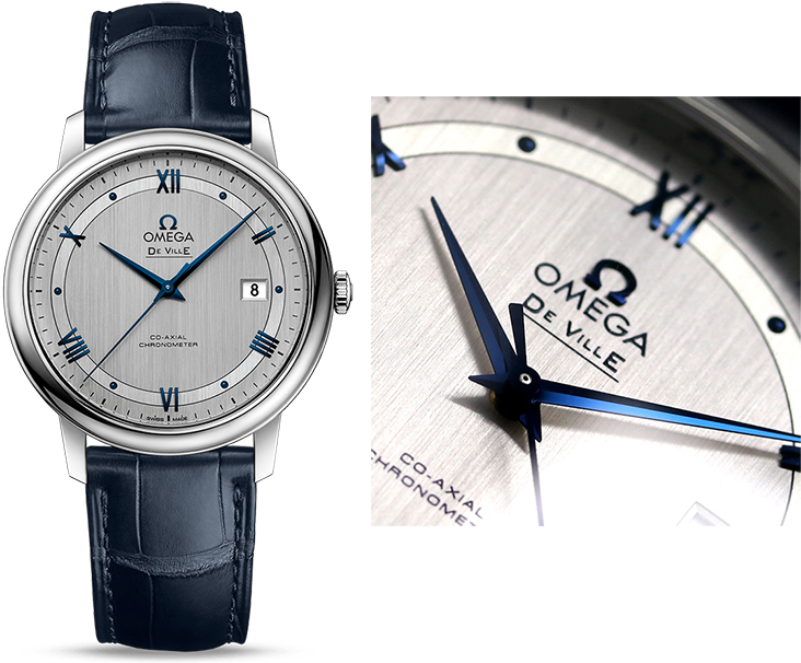 Omega De Ville Prestige Co-axial - Omega Deville Prestige 424.13.40.20.02.003 (800x612), Png Download