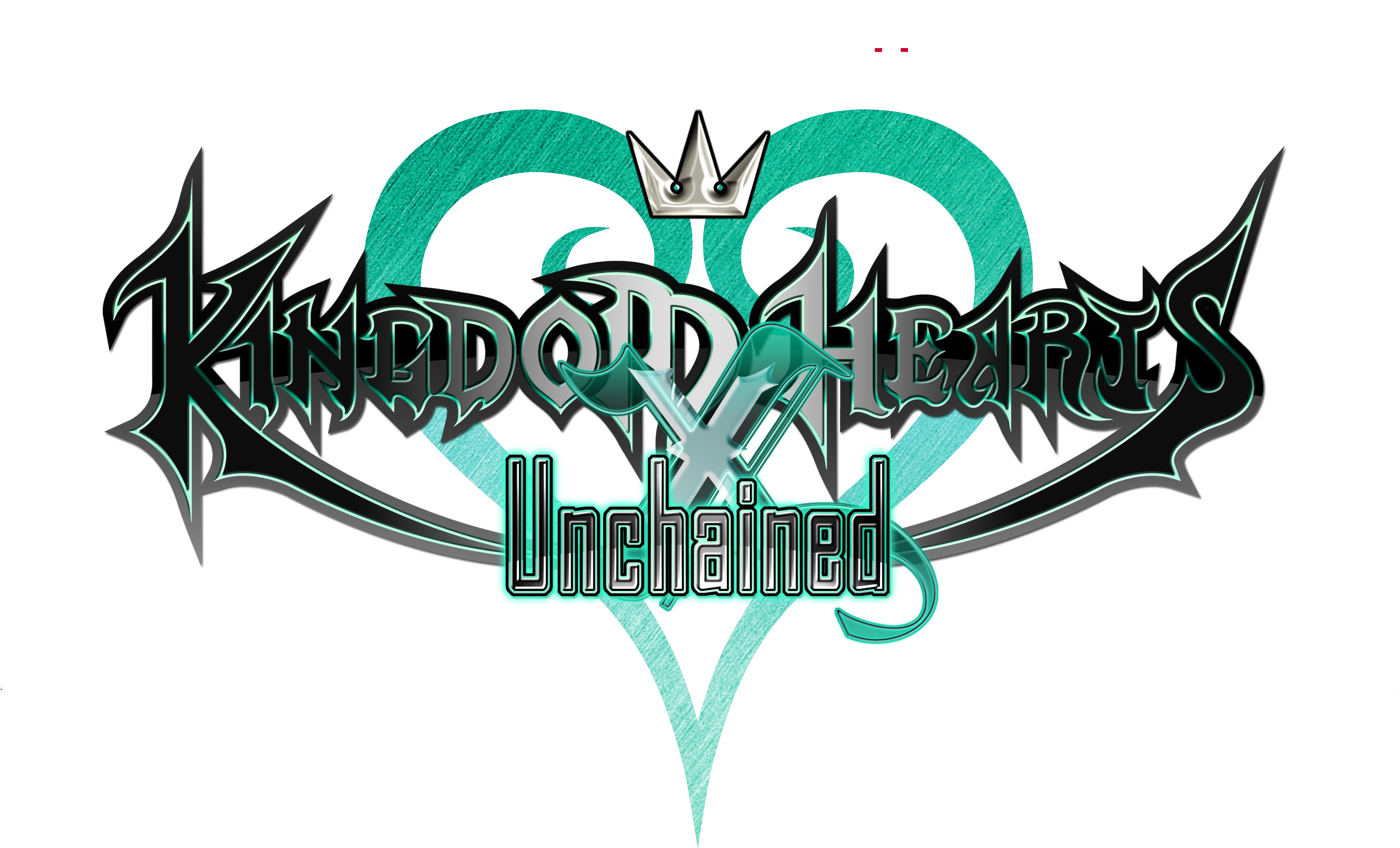 Kingdom Hearts Unchained X Logo (3200x2249), Png Download