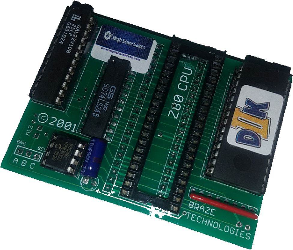 A D2k Donkey Kong Multigame And High Score Save Kit - Microcontroller (1000x1000), Png Download