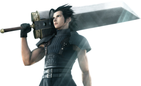 I Mean Zack, From Final Fantasy Vii - Zack Final Fantasy Png (590x361), Png Download
