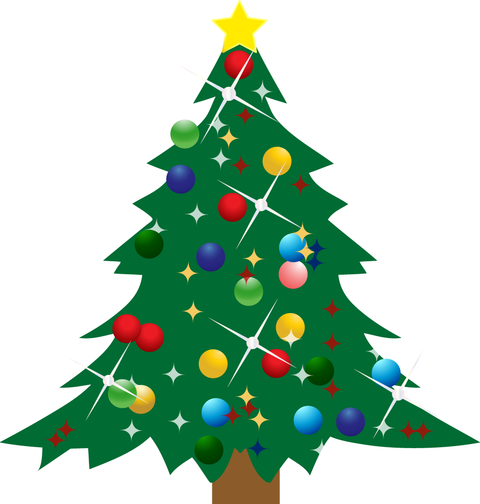 Christmas Tree Gift Pack Free Vector 4vector - Christmas Tree Gif Clipart (963x1011), Png Download