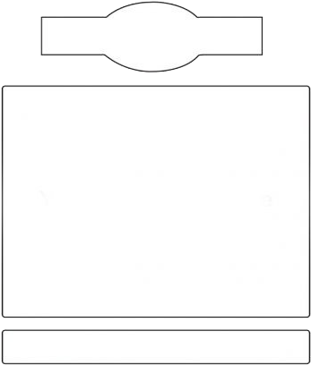 3 Part Blank - Blank Wine Label Png (350x416), Png Download