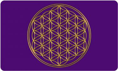 Flower Of Life Gold Doormat - Watch (500x500), Png Download