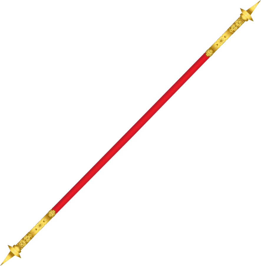 Download Staff Of The Monkey King By Grimvak Monkey King Staff Png PNG Image with No